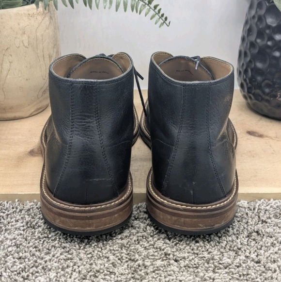 Cole Hann Barron Waterproof Mens Size 10M*** Black Leather Chukka Boots main image 6